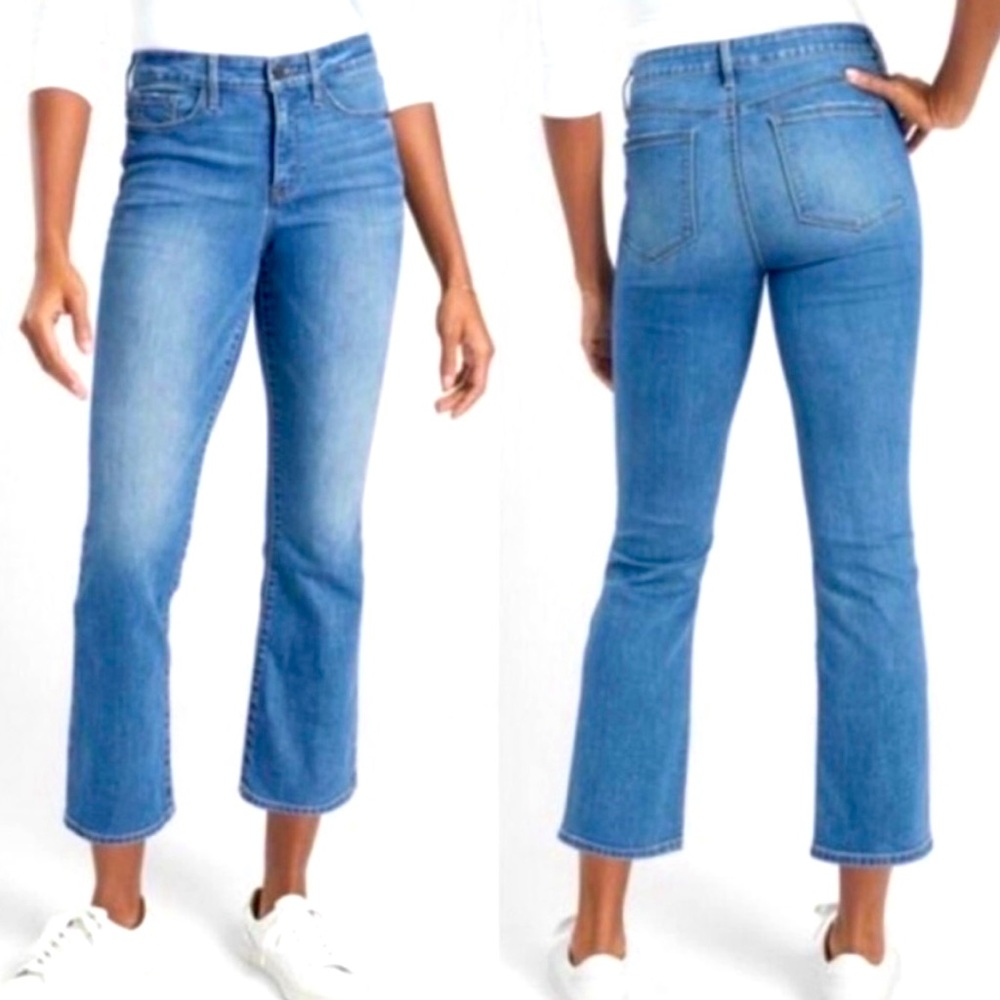 EUC Athleta sculptek crop kick jeans